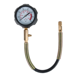 Manomètre KS Tools avec flexible, pour 150.1680