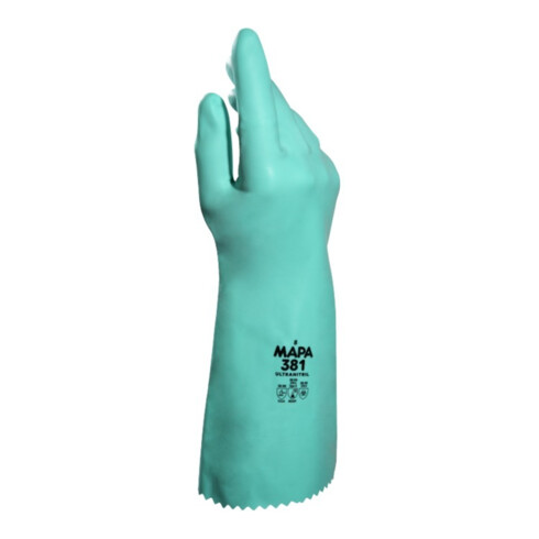 MAPA Handschuh-Paar Stansolv AK22, Nitril, grün, Handschuhgröße: 11