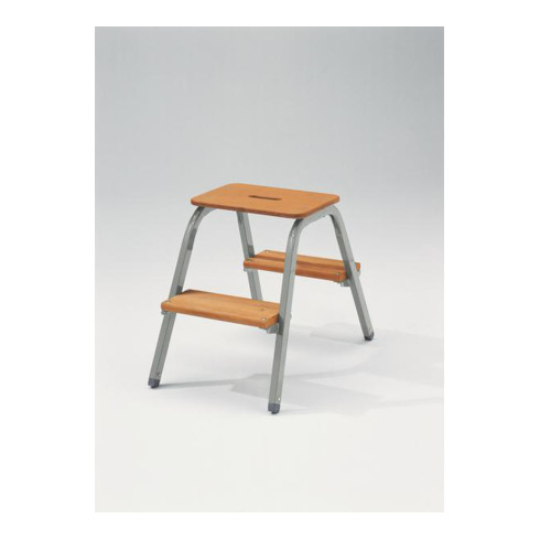 Marchepied MUNK Günzburger Steigtechnik en acier-bois