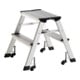 Marchepied pliant 2 marches hauteur plateforme 440 mm aluminium mobile-1