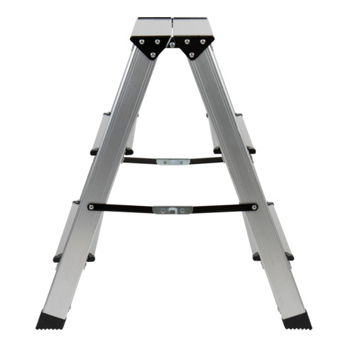 Marchepied pliant STIER 2 x 3 marches à double accès,150 kg