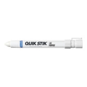 MARKAL Bâton de peinture avec support à molette Quik Stik, Couleur d'écriture: W-1