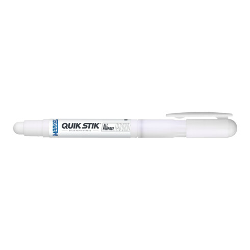 MARKAL Bâton de peinture avec support à molette Quik Stik mini, Couleur d'écriture: W