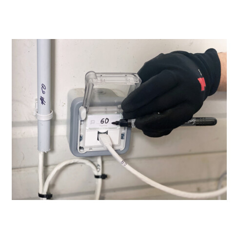 MARKAL Permanentmarker mit Doppelspitze schwarz