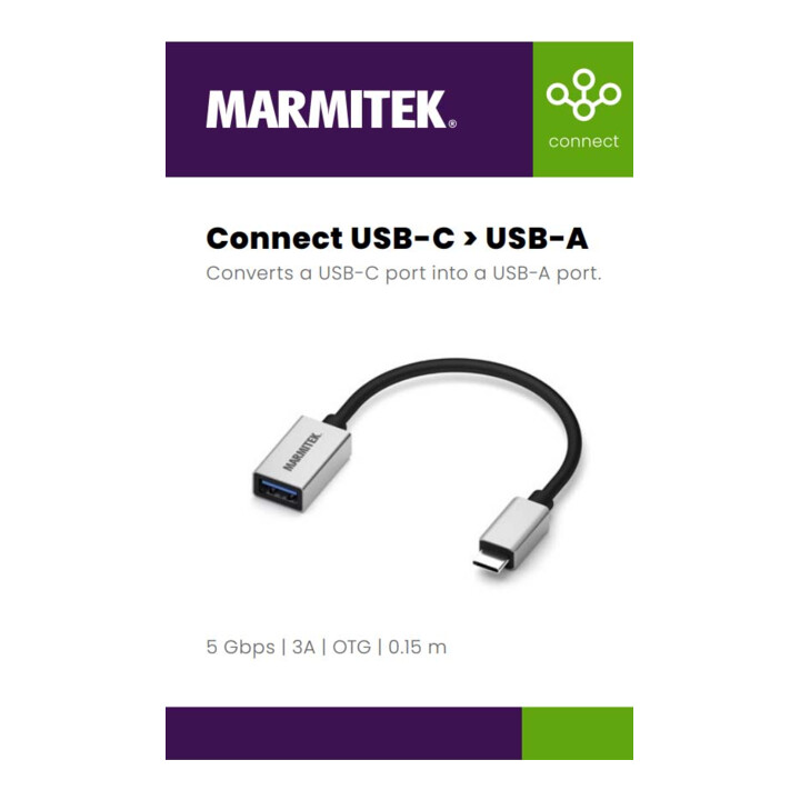 MARMITEK Adaptateur USB Type C vers USB-A ConUSB-C/A