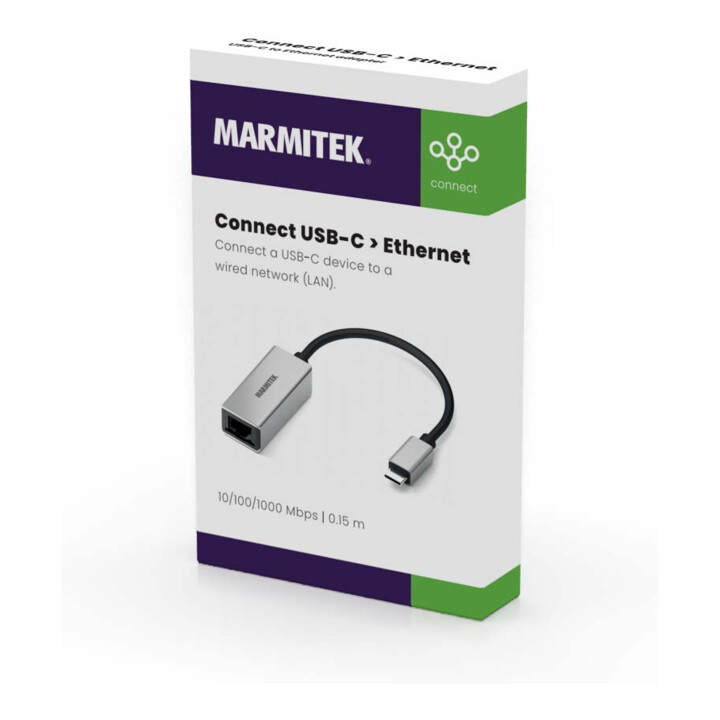 MARMITEK Adapter USB Typ C zu Ethernet ConUSB-C/Et
