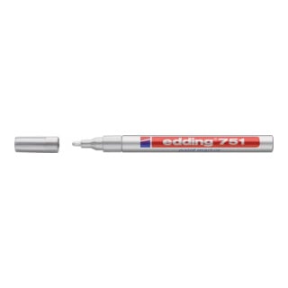 Marqueur à encre 751 argent graduation 1-2 mm pointe ronde