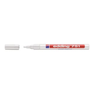 Marqueur à encre 751 blanc graduation 1-2 mm pointe ronde
