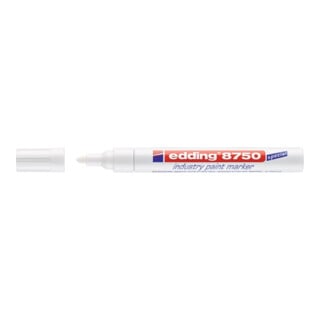 Marqueur à encre 8750 blanc graduation 2-4 mm pointe ronde