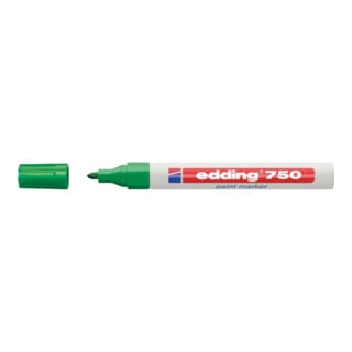 edding paint marker 750 4-750004 2-4mm bullet tip permanent green