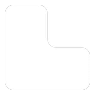 Marqueur d'emplacement Eichner pièce en L PVC