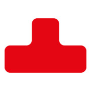 Marqueur d'emplacement Eichner T-Pièce PVC Rouge-1