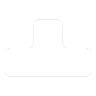 Marqueur d'emplacement Eichner Pièce en T PVC