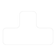Marqueur d'emplacement Eichner Pièce en T PVC