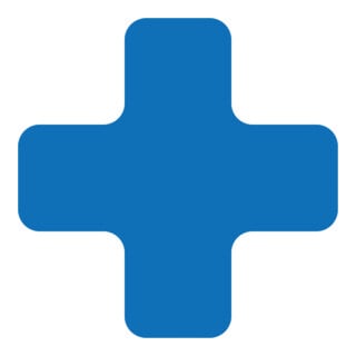 Marqueur d'emplacement Eichner X-pièce PVC bleu
