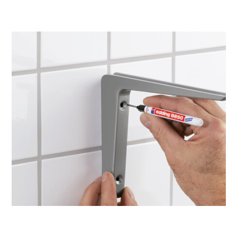 Marqueur Edding point de perçage 8850 rond, noir, largeur de ligne 0.7-1mm