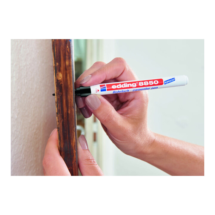 Marqueur Edding point de perçage 8850 rond, noir, largeur de ligne 0.7-1mm