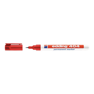 Marqueur permanent 404 rouge graduation 0,75 mm pointe ronde EDDING