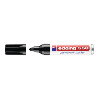Marqueur permanent 550 noir graduation 3-4 mm pointe ronde EDDING