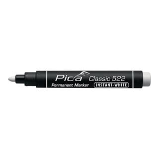 Marqueur permanent classique blanc graduation 1 - 4 mm marqueurs PICA
