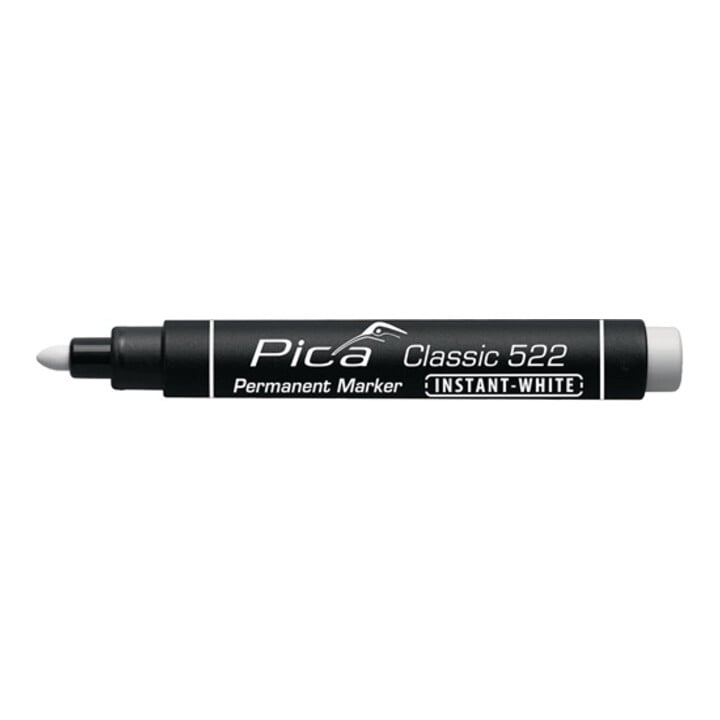 Marqueur permanent classique blanc graduation 1 - 4 mm marqueurs PICA