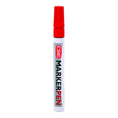 Marqueur permanent MARKERPEN rouge graduation env.1-4,5mm pointe d'écriture rés.