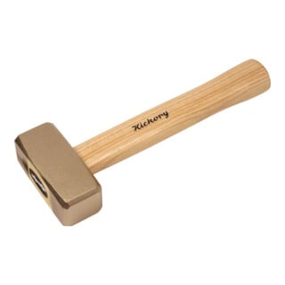 Marteau 2 kg manche en hickory sans étincelle
