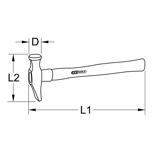 Marteau à garnir, 400g