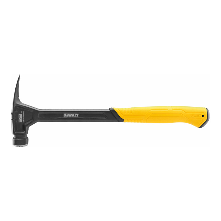 Marteau à griffes DEWALT 624g griffe courbée, arrache-clou latéral DWHT51005-0