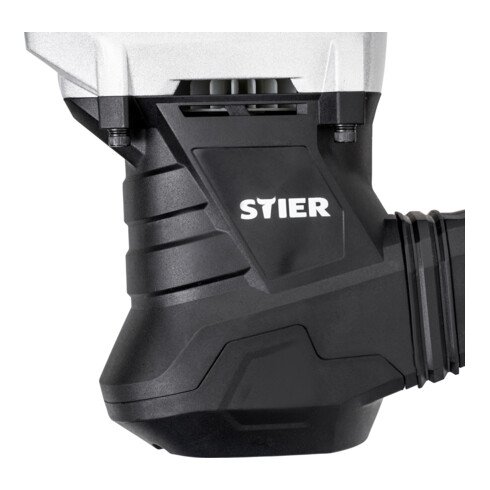 Marteau à percussion STIER SHB-L-4100, 1 500 W, 12 J, 4 100 coups/min, attachement SDS-max