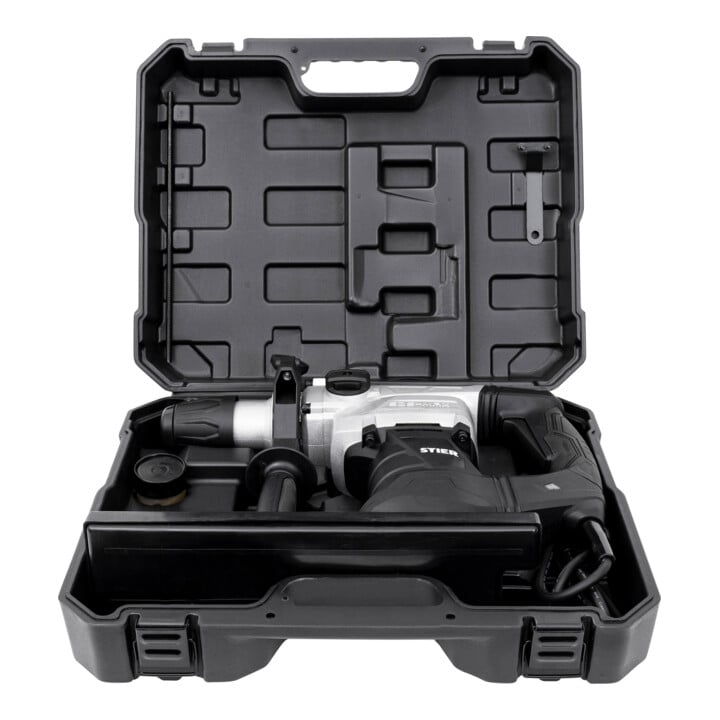 Marteau à percussion STIER SHB-L-4100, 1 500 W, 12 J, 4 100 coups/min, attachement SDS-max