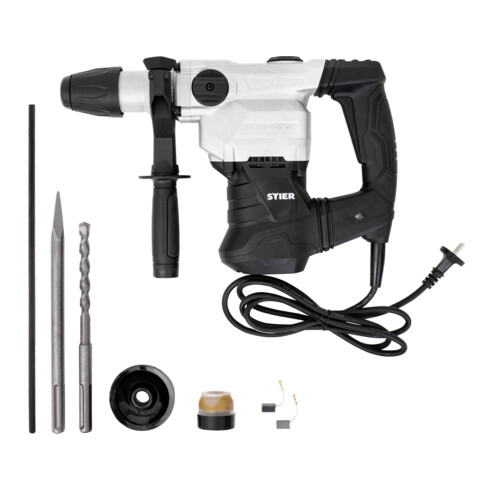 Marteau à percussion STIER SHB-L-4100, 1 500 W, 12 J, 4 100 coups/min, attachement SDS-max