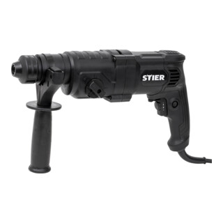 Marteau à percussion STIER SHB-T-4900, 800 W, 3,3 J, 0-4 900 coups/min, attachement SDS-Plus