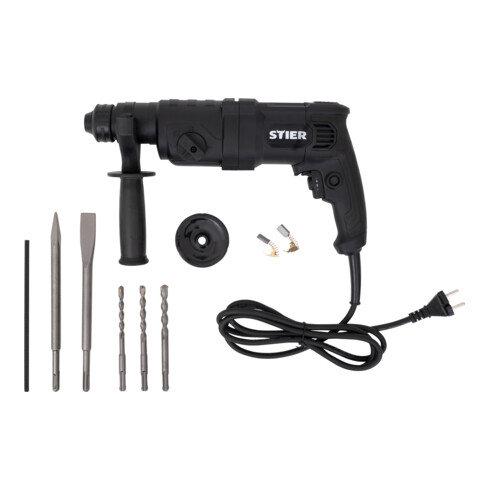 Marteau à percussion STIER SHB-T-4900, 800 W, 3,3 J, 0-4 900 coups/min, attachement SDS-Plus