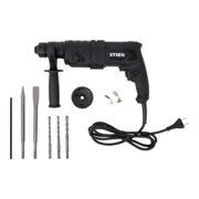 Marteau à percussion STIER SHB-T-4900, 800 W, 3,3 J, 0-4 900 coups/min, attachement SDS-Plus-4