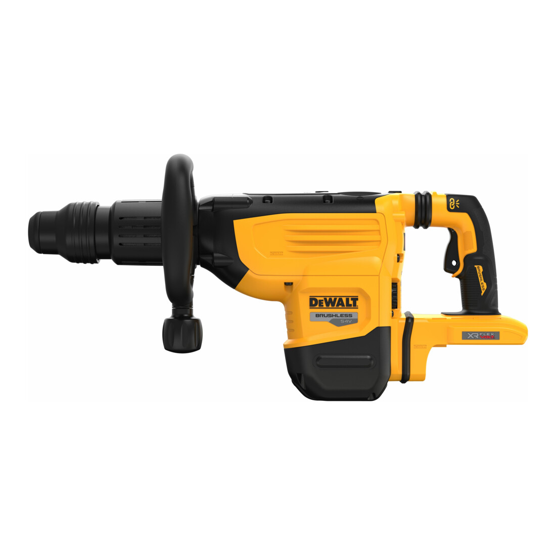 Marteau burineur sans fil DEWALT 54 volts XR FLEXVOLT SDS-max 10 kg, 19,4 joules - Version de base DCH892N-XJ