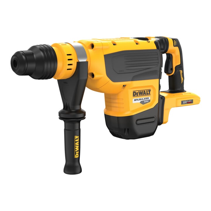 Set DEWALT Marteau combiné sans fil SDS-max, 54V, version de base + Stier Jeu de forets et burins SDS-Plus, 17 pièces