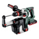 Marteau combiné sans fil KHA 18 LTX BL 24 Quick Set ISA metabo, avec aspiration de la poussière intégrée et mandrin de rechange Metabo Quick, Coffret, 18V 1x5.5Ah /1x4AhLiHD + ASC 145-1