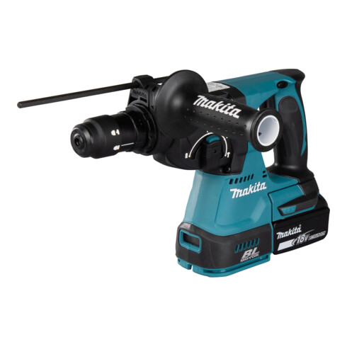 Marteau combiné sans fil Makita SDS-PLUS 18V/5,0Ah avec aspiration DHR243RTJW