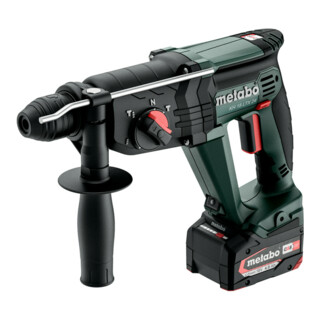 Marteau combiné sans fil Metabo KH 18 LTX 24metaBOX 165 L ; 18V 2x4Ah Li-Power + ASC 55