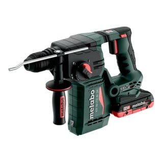 Marteau combiné sans fil Metabo KH 18 LTX BL 24metaBOX 165 L ; 18V 2x4Ah LiHD + ASC 55
