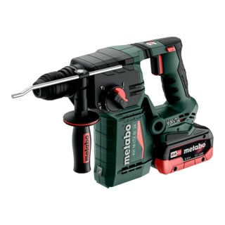 Marteau combiné sans fil Metabo KH 18 LTX BL 24metaBOX 165 L ; 18V 2x5.5Ah LiHD + ASC 145