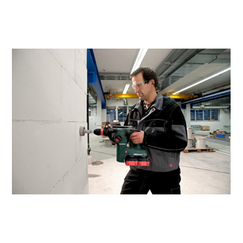 Marteau combiné sans fil Metabo KHA 36-18V LTX , avec mandrin de rechange rapide Quick de Metabo, MetaLoc