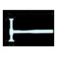 Marteau de bombage et de lissage de façade Manche en hickory manche rond face plate Ø 32 mm face bombée ronde Ø 40 mm-3