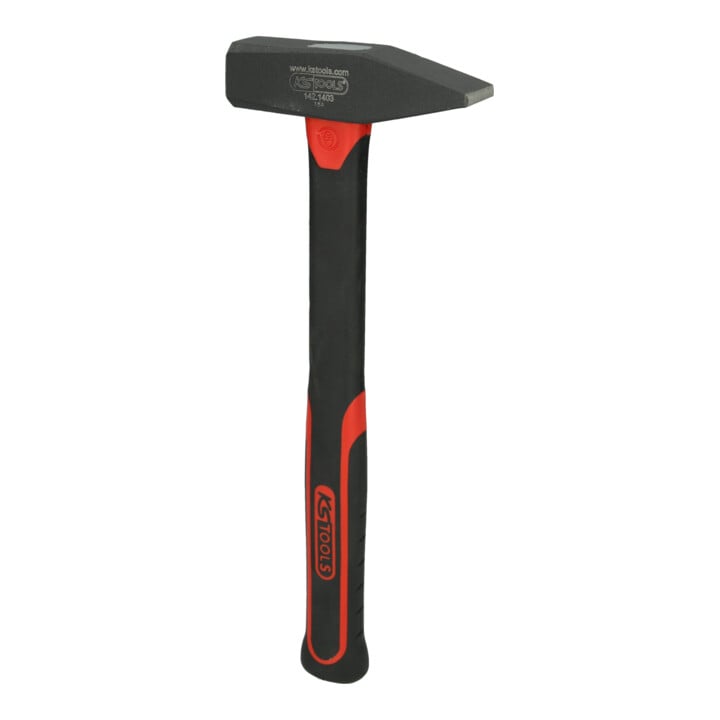 Marteau d'ingénieur de KS Tools avec manche en fibre de verre, 600g