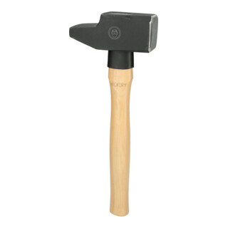 Marteau d'ingénieur de KS Tools, manche en frêne, style français, 2000g