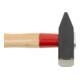 Marteau d'ajusteur Gedore avec manche en hickory, avec protection du manche, forme anglaise-4