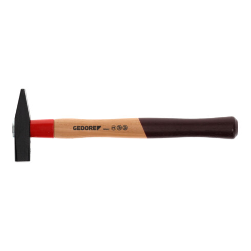 Marteau de serrurier Gedore avec manche en hickory, avec protection de manche