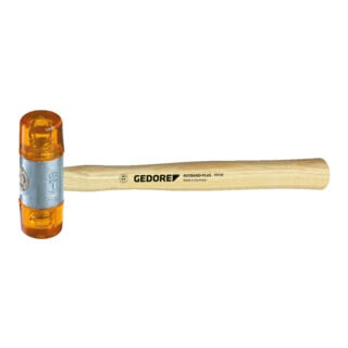 Marteau en plastique Gedore 224E, insert en acétate de cellulose