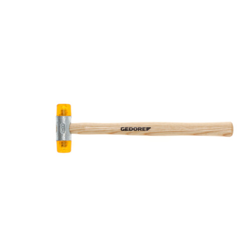 Marteau en plastique Gedore 224E, insert en acétate de cellulose